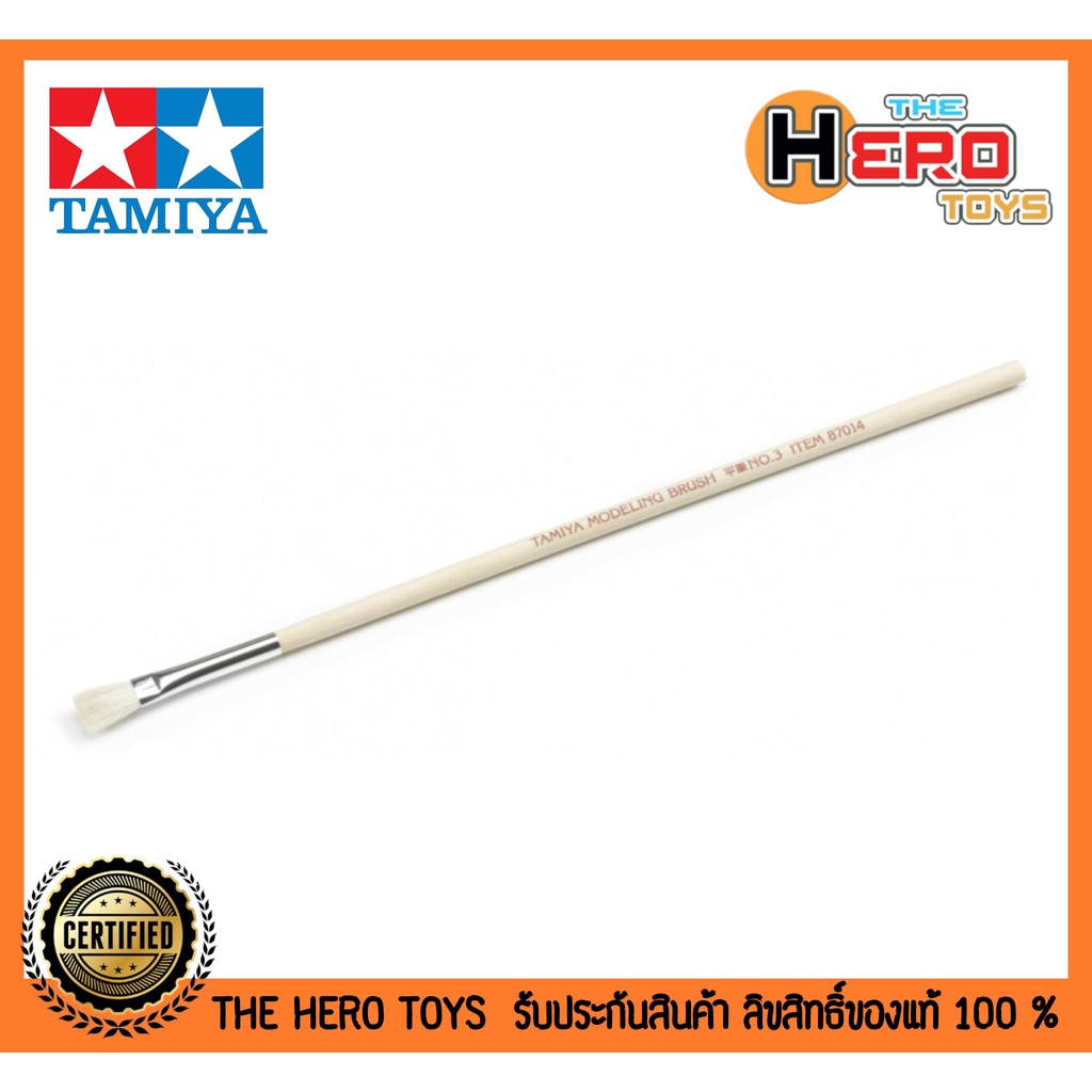 Flat Brush No. 3 - 8mm Width Artist Brush For Painting & Crafting