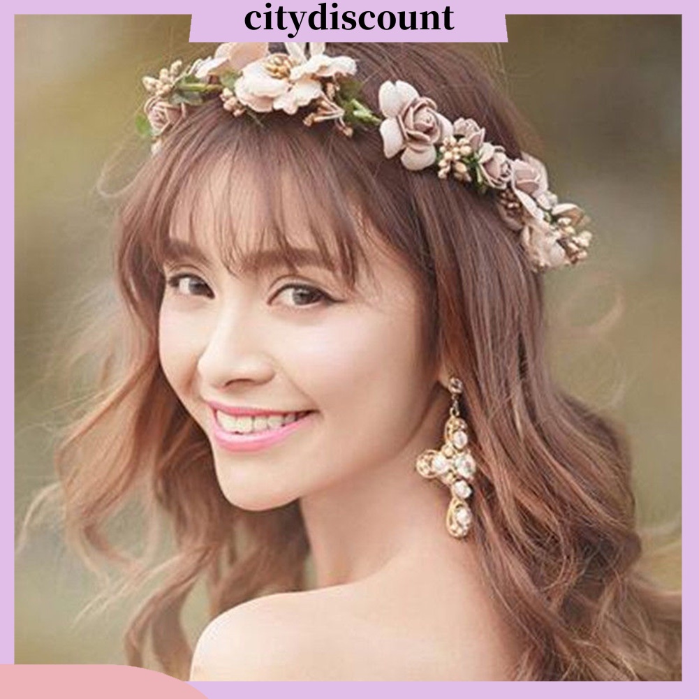 lt-citydiscount-gt-city-ที่คาดผมลายดอกไม้สำหรับผู้หญิง