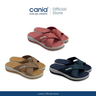 cania คาเนีย รองเท้าแตะ ส้นเตารีด ผู้หญิง CW42175 Size 36-39