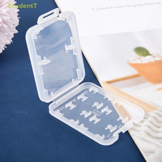 [ErudentT] กล่องเคสใส ป้องกัน Micro Box สําหรับการ์ดหน่วยความจํา SD SDHC TF MS 1 ชิ้น [ใหม่]