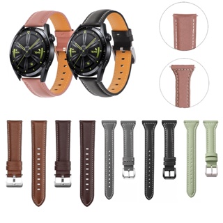 สายนาฬิกาข้อมือ หนังวัวแท้ แบบบางพิเศษ แฟชั่น สําหรับ Huawei Watch Buds GT 2 2e GT2 Pro GT3 Pro 46 มม 43 มม GT3 SE