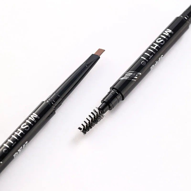 ดินสอเขียนคิ้ว-ดินสอเขียนคิ้วกันน้ำ-มีแปรงปัดคิ้วไปในตัว-ดินสอคิ้วแบบหมุน-เพิ่มมงกุฏให้กับใบหน้า