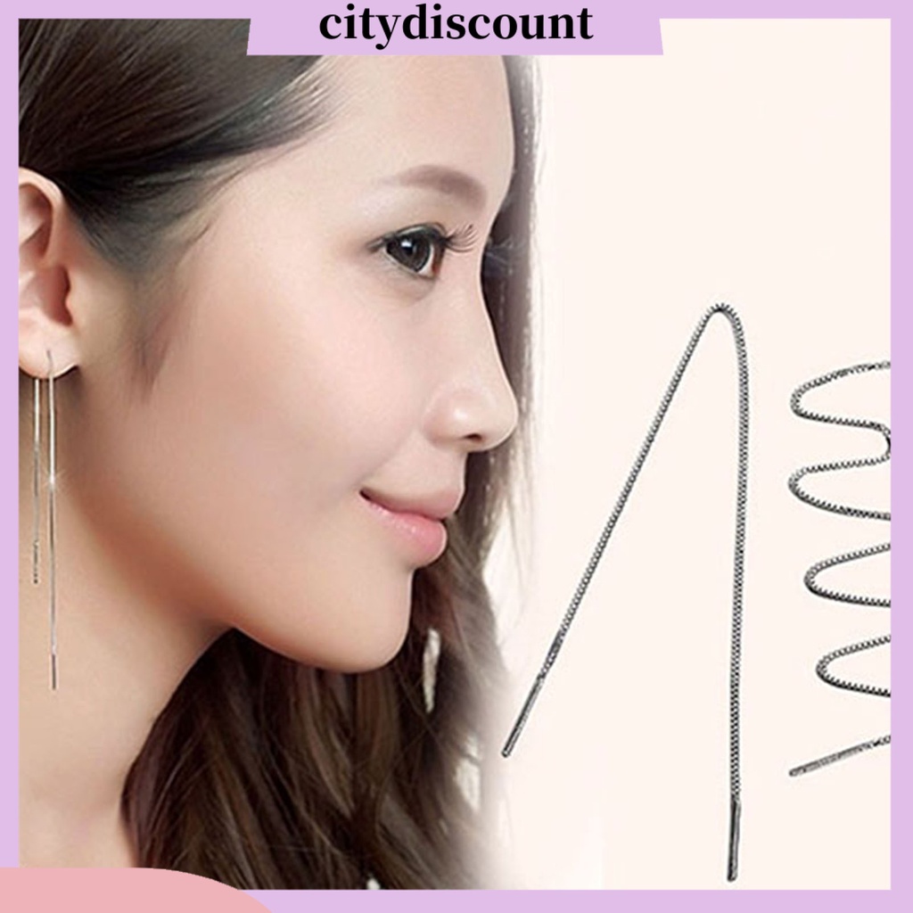 lt-citydiscount-gt-สร้อยคอโซ่ยาวสําหรับผู้หญิงต่างหู