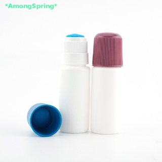 Amongspring&gt; ขวดใส่ยาเหลว พร้อมหัวฟองน้ํา ขนาด 30 มล. สีฟ้า