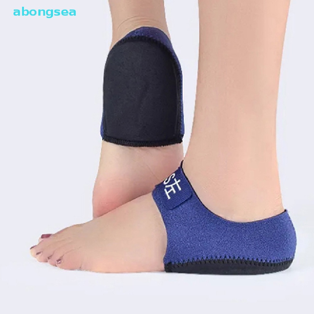 abongsea-1-คู่-ซิลิโคนเจล-ป้องกันส้นเท้า-ฝ่าเท้าอักเสบ-บรรเทาอาการปวด-เบาะ-unisex-ดี