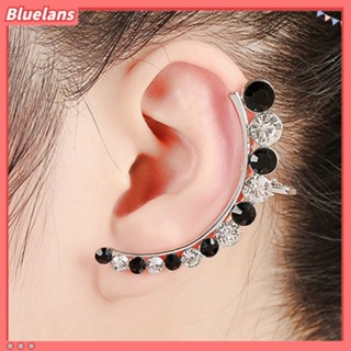 เครื่องประดับแฟชั่นสตรี ต่างหูแบบติดหูคลิป Rhinestone Charm  ส่วนลด100 บาท โค้ด