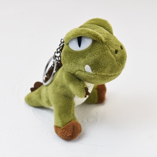พวงกุญแจ จี้ตุ๊กตาไดโนเสาร์น้อยน่ารัก สีเขียว สําหรับกระเป๋านักเรียน กระเป๋าเป้สะพายหลัง