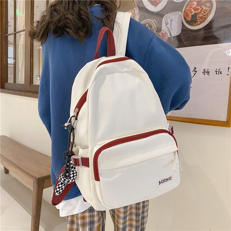 กระเป๋านักเรียนหญิง-ins-mori-กระเป๋าเป้สะพายหลังความจุขนาดใหญ่สไตล์เกาหลีที่มีมูลค่าสูงเฉพาะกลุ่ม