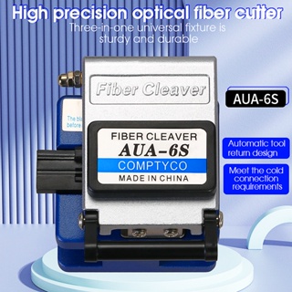 Aua-6s FTTH อุปกรณ์ตัดสายไฟเบอร์ออปติก พร้อมกระเป๋ากันตก สําหรับตัวตัดสายเคเบิลโลหะ Fiber Cleaver