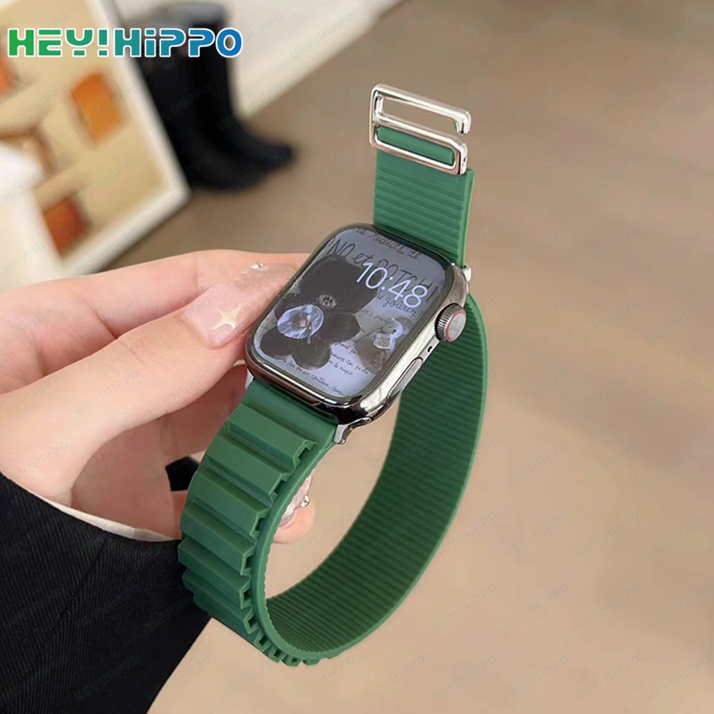 ภาพหน้าปกสินค้าAlpine สายนาฬิกาข้อมือซิลิโคน สําหรับ iwatch ultra 49 มม. iwatch series 8 7 6 5 4 3 45 มม. 41 มม. 40 มม. 44 มม. จากร้าน hihippo.th บน Shopee