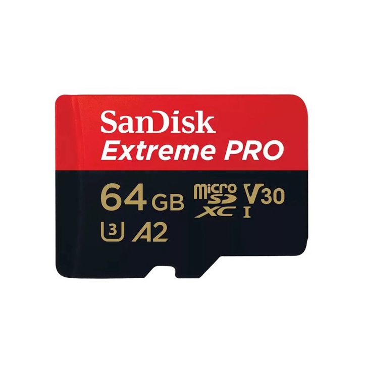 ภาพหน้าปกสินค้าSANDISK 64 GB MICRO SD CARD (ไมโครเอสดีการ์ด) EXTREME PRO MICROSDXC UHS-I CARD (SDSQXCU-064G-GN6MA) จากร้าน jib_officialshop บน Shopee