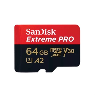 ภาพขนาดย่อของภาพหน้าปกสินค้าSANDISK 64 GB MICRO SD CARD (ไมโครเอสดีการ์ด) EXTREME PRO MICROSDXC UHS-I CARD (SDSQXCU-064G-GN6MA) จากร้าน jib_officialshop บน Shopee