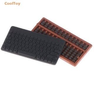 Cooltoy โมเดลคีย์บอร์ดลูกคิดจําลอง ขนาดเล็ก 1:12 DIY อุปกรณ์เสริม สําหรับตกแต่งบ้านตุ๊กตา