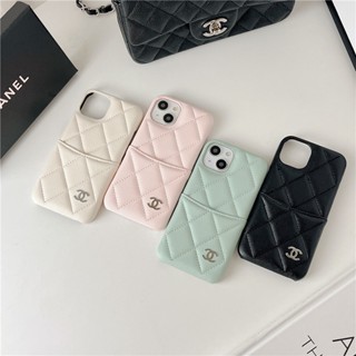 เคสโทรศัพท์มือถือ พร้อมช่องใส่บัตร แฟชั่นสําหรับผู้หญิง สําหรับ iPhone15 Pro Max 14 Pro Max 13 13PRO 13PROMAX 12PRO 12PROMAX 11