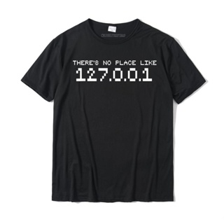 เสื้อผู้ชายเท่ Yoktur gibi yer 127.0.0.1 ev Geek เสื้อยืดเนิร์ด IP erkekler indirim sokak Tops Tees pamuk tişörtleri yaz