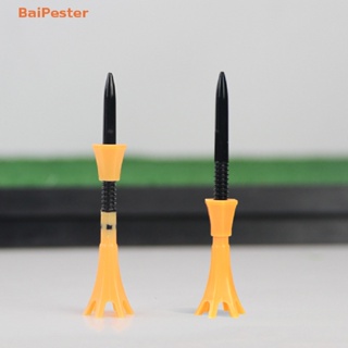 [BaiPester] 4pcs ​Height Adjustable Golf Tees Golf Plastic Crown Tee Holder Set