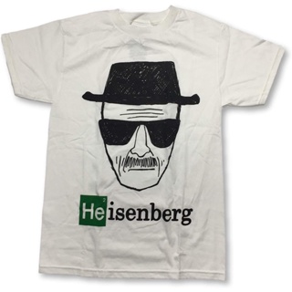เสื้อยืดผ้าฝ้ายพิมพ์ลายคลาสสิก Sanc6 {พร้อมส่ง เสื้อยืดผ้าฝ้าย 100% พิมพ์ลาย Breaking Bad Heisenberg โอเวอร์ไซซ์ ไซซ์ XS