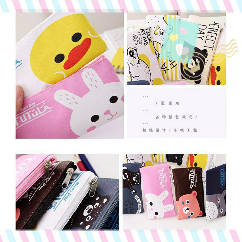pencil-case-พร้อมส่ง-กระเป๋าดินสอลายการ์ตูนขนาด9-18cm