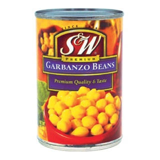 S&amp;W Garbanzo Beans ถั่วลูกไก่ 439 g. (07-0134)