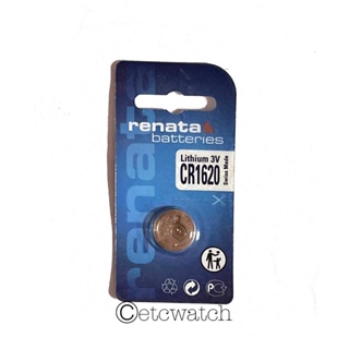 พร้อมส่ง&gt; ถ่านกระดุม Renata CR1620 1 ก้อน