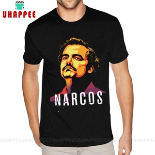 เสื้อยืด พิมพ์ลาย Pablo Escobar สีดํา สไตล์คลาสสิก สําหรับผู้ชาย GLgbcp10JAdgbi52S-5XL