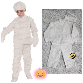 Babygaga 🎃👻 ชุดฮาโลวีน ชุดฮาโลวีนเด็ก ชุดมัมมี่ ชุดมัมมี่เด็ก รับตัดชุด ชุดคอสเพลย์ Cosplay Costume Mummy Halloween