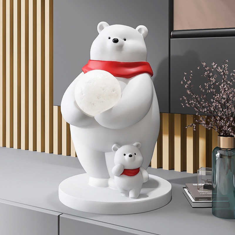 โคมไฟ-รูปหมีขั้วโลก-สําหรับตกแต่งบ้าน