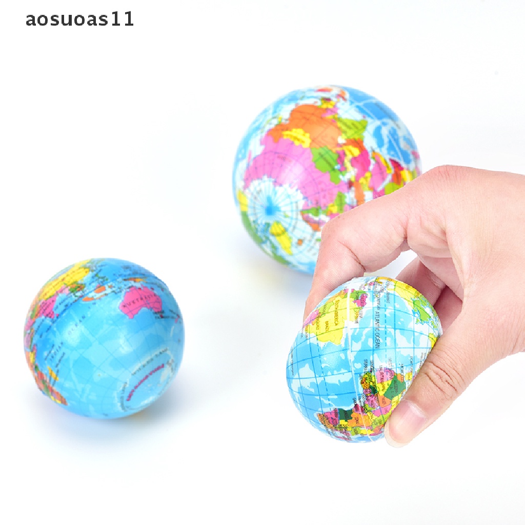 aosuoas-ลูกบอลบีบ-รูปแผนที่โลก-คลายเครียด-สําหรับออกกําลังกายข้อมือ-เพื่อการเรียนรู้ภูมิศาสตร์