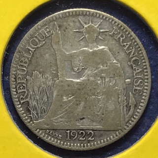 Special Lot No.60457 เหรียญเงิน ปี1922A FRENCH INDO CHINA 10 CENTS เหรียญสะสม เหรียญต่างประเทศ เหรียญเก่า หายาก ราคาถูก