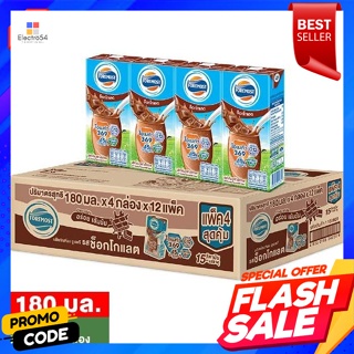 โฟร์โมสต์ ผลิตภัณฑ์นมยูเอชที รสช็อกโกแลต 180 มล. แพ็ค 48Foremost UHT Milk Product Chocolate Flavor 180 ml. Pack 48