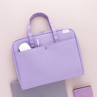 กระเป๋าใส่แล็ปท็อป กันน้ํา สีพื้น แฟชั่น