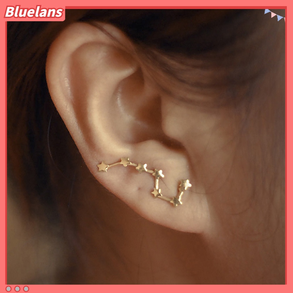 bluelans-ต่างหูแบบติดหูสำหรับผู้หญิง