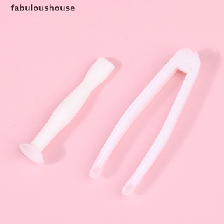 [fabuloushouse] ใหม่ กล่องเก็บคอนแทคเลนส์ แบบใส พร้อมยางรัด สําหรับเดินทาง