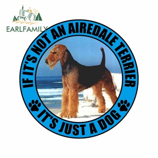 Earlfamily สติกเกอร์กราฟฟิก ลายอนิเมะ Alder Terrier Slogan ขนาด 13 ซม. x 13 ซม. สําหรับติดตกแต่งรถยนต์ ตู้เย็น เซิร์ฟบอร์ด รถจักรยานยนต์ RV
