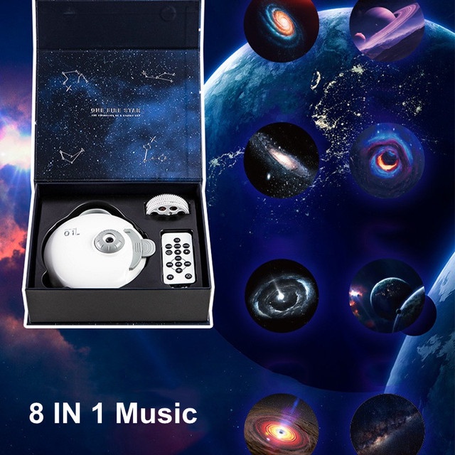 SHUMING 32in1 LED Starry Light Projector Night Light Planetarium ...