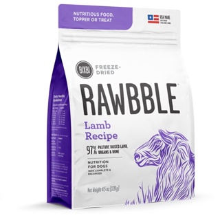 อาหารสุนัข Bixbi Freeze-Dried Rawbble สูตร Lamb ขนาด 128 g