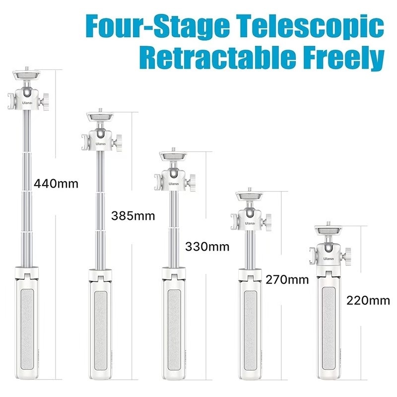 ulanzi-mt-42-extendable-vlog-tripod-white-ขาตั้งกล้องเซลฟี่