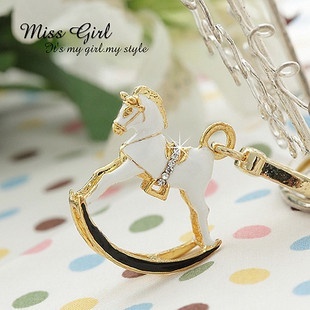 จี้ Miss Girl Fantasy Fairy Horse Pendant