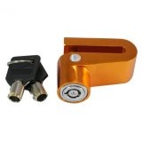 กุญแจล๊อคจานดิส สีทอง CNC หนา อย่างดี ตัดยาก ป้องกันการรถหาย สำหรับมอเตอร์ไซค์ทุกรุ่น aumshop239