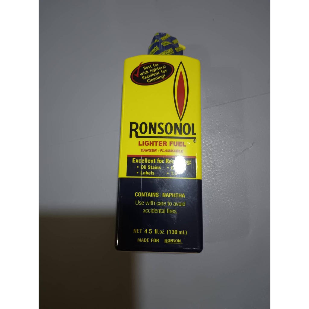 RONSONOL รอนสันเล็ก น้ำมันรอนสัน เล็ก RONSON OL ขนาด 130 ML | Shopee ...