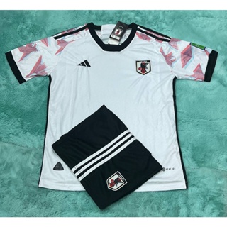 ชุดบอล ทีมชาติญี่ปุ่น Japan (Away) ปี2022/23 แขนสั้น  เสื้อพร้อมกางเกง มีครบไซส์ ใหม่ล่าสุด