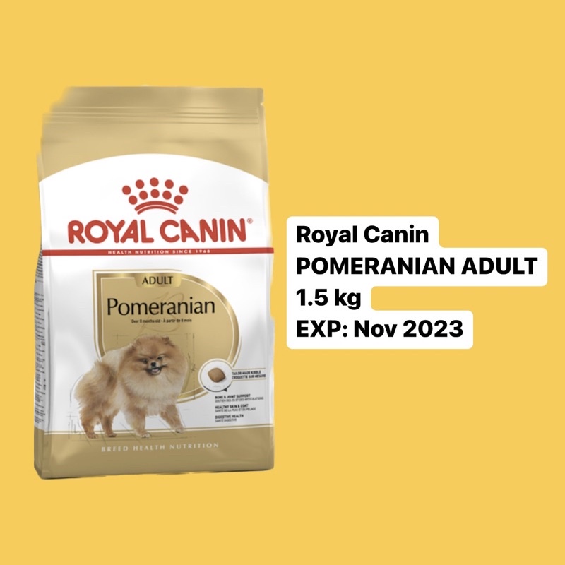 Royal Canin 1.5 kg Breed Health Nutrition Pomeranian Adult