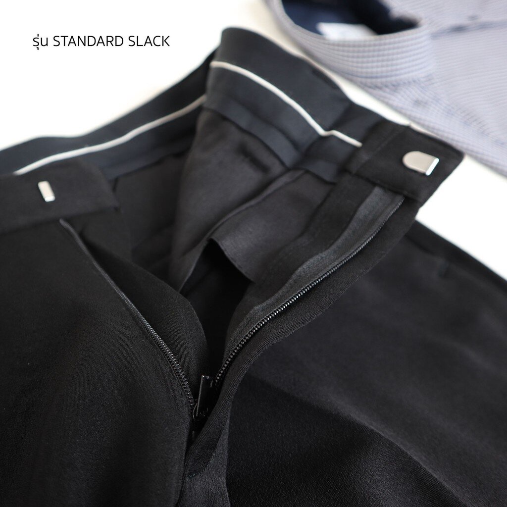 ภาพสินค้ากางเกงสแล็ครุ่น STANDARD SLACK ทรง SLIM STRAIGHT จากร้าน vonvon.thailand บน Shopee ภาพที่ 2