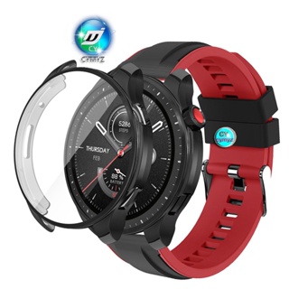 Amazfit GTR 4 สายรัดซิลิโคน amazfit GTR 3 pro สายรัดข้อมือ amazfit GTR 4 เคสป้องกันเต็มจอ amazfit GTR 4 ตัวป้องกันหน้าจอ