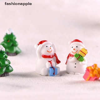 [fashionapple] ใหม่ พร้อมส่ง ตุ๊กตาซานตาคลอส สโนว์แมน ต้นคริสต์มาส ของขวัญ สําหรับตกแต่งสวน