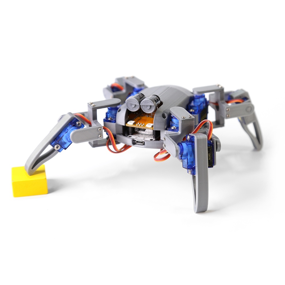 quadruped-spider-robot-kit-v2-0-for-arduino-3d-printed-bionic-robot-diy-nodemcu-programming-robot-maker-open-source-har