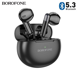 Borofone BW28 หูฟังบลูทูธไร้สาย 5.3 TWS โปร่งแสง กันน้ํา ตัดเสียงรบกวน ควบคุมแบบสัมผัส สําหรับเล่นกีฬา