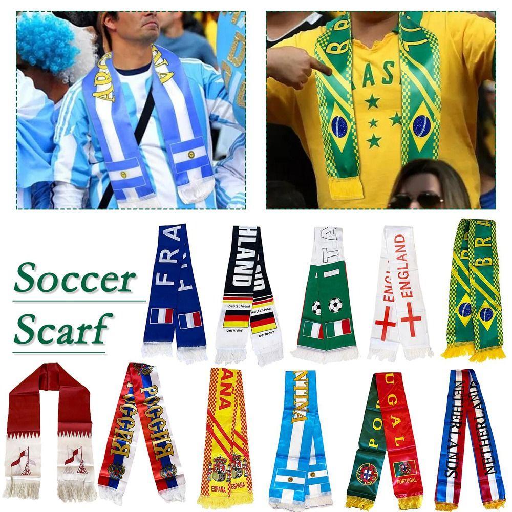 aubrey1-2022-ผ้าพันคอ-ลายธงชาติฟุตบอลโลก-บราซิล-แข่งขันได้-พร้อมพู่-สําหรับงานเลี้ยงฟุตบอล-เกมฟุตบอล
