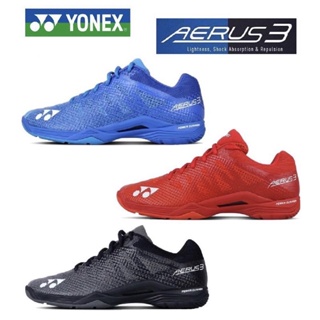 สินค้า Yonex Aerus 3 Reborn Super Grip รองเท้าแบดมินตัน ระบบเบาะพลัง Kasut Badminton Yonex Termantap Rantau Ini