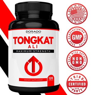 Tongkat Ali Extract 1200mg Per Serving- Stamina, Drive, Athletic Performance & Muscle Mass - Gluten Free & Non-GMO